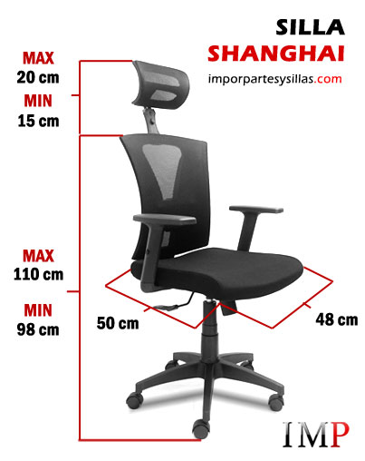 Silla Shanghai Medidas